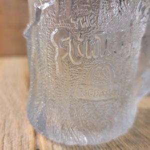 1993 Vintage McDonald's Flintstones Glass Mugs